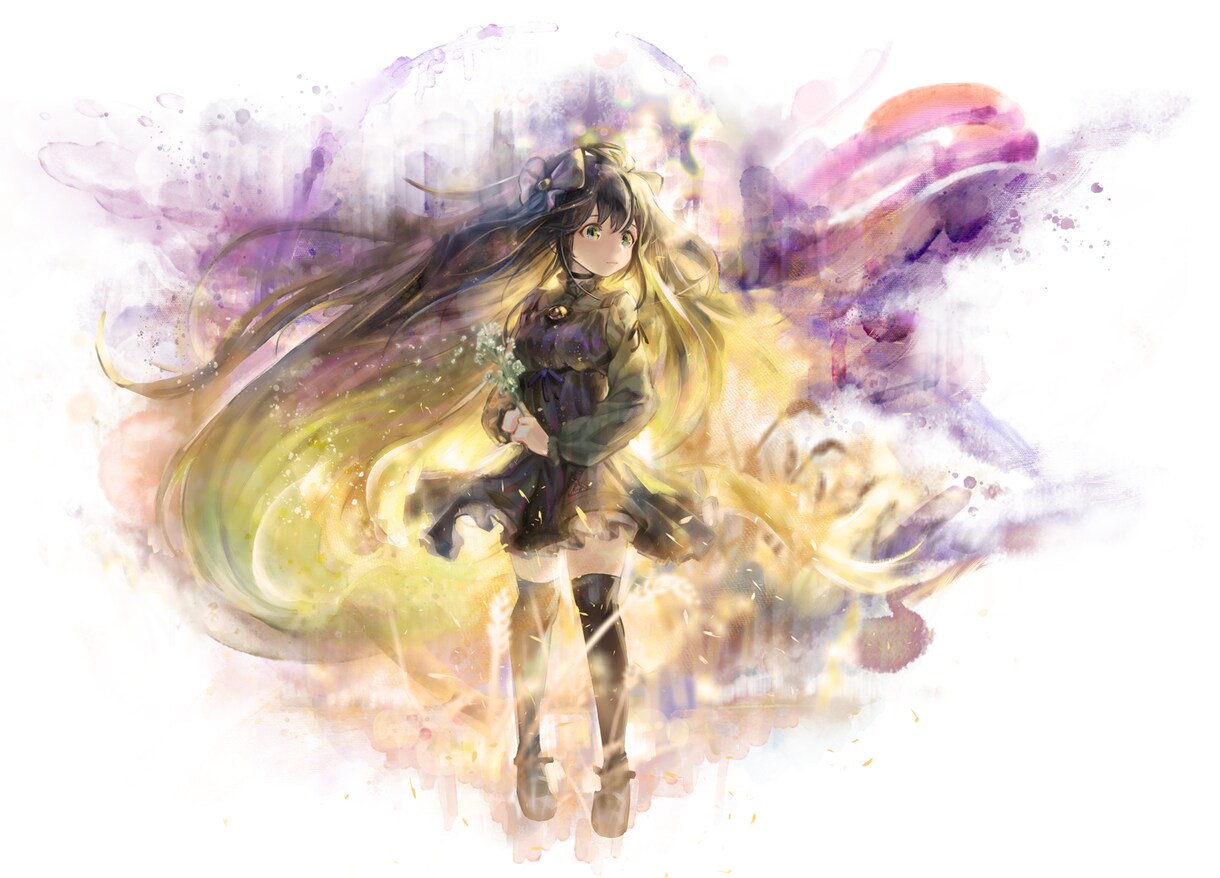 一枚絵★心を動かす、美麗イラスト描きます スチル、動画、アイコン、ゲーム、配信等、幅広く制作できます イメージ2