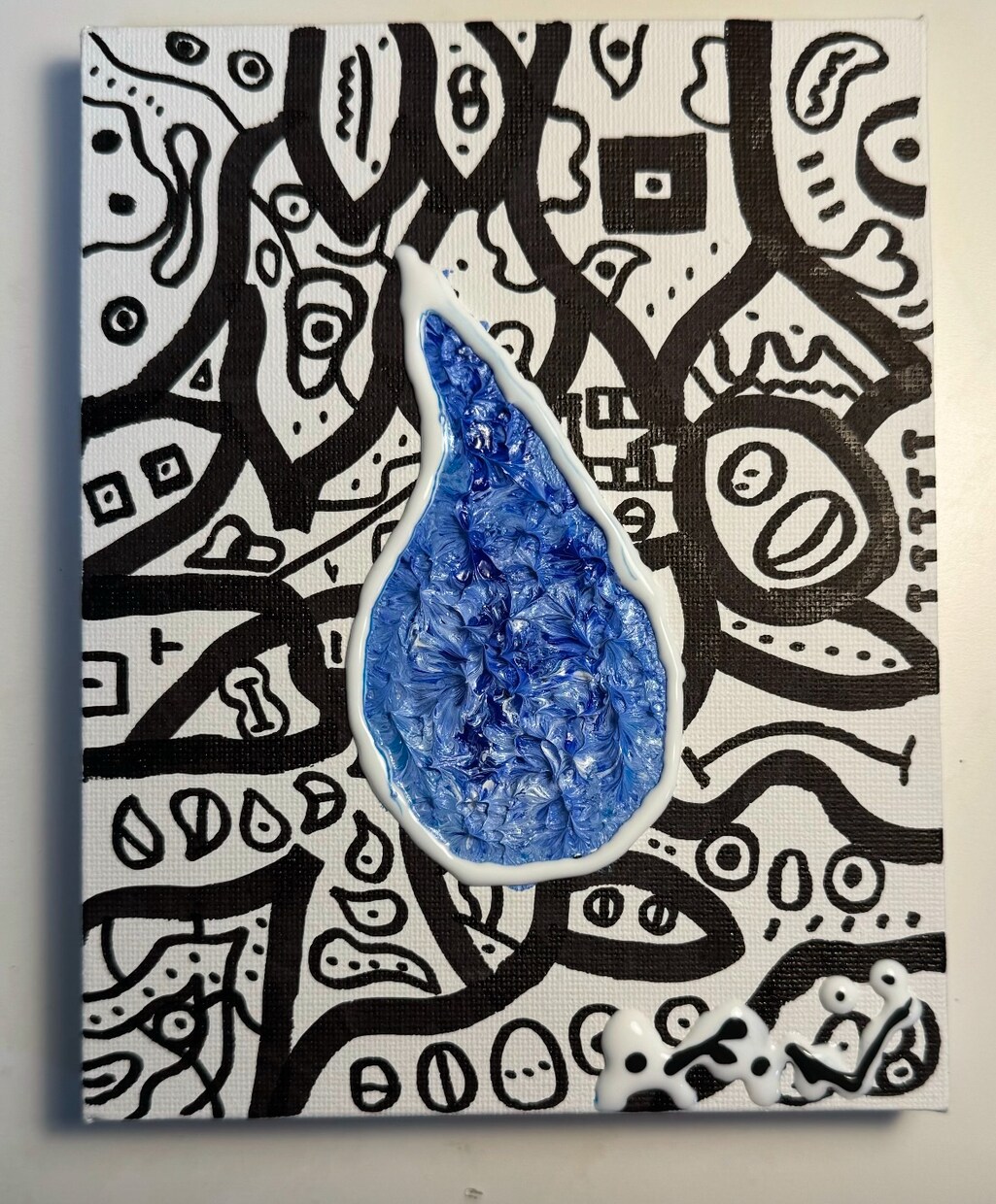 抽象画描きます 希望のイメージを伝えてくださったらそれに合わせて描きます。 イメージ4
