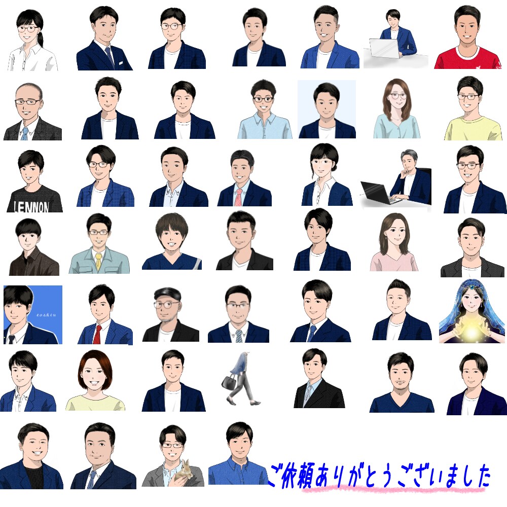 さわやか・やさしい感じで色々使えるアイコン描きます ※只今リピーター様のみ対応させて頂いております イメージ8