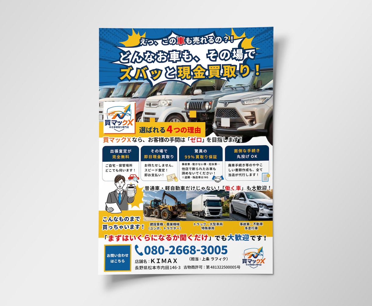 初めての方でも安心！丁寧にチラシ制作いたします イベントや店舗告知など、ジャンルを問わず対応可能です イメージ5