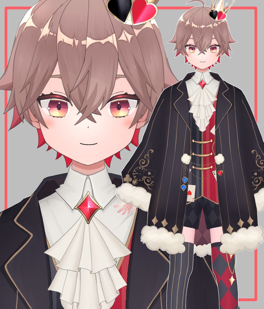 男性女性Live2Dモデリング全行程制作します Vtuberさん用キャラデザ～モデリングまでのセット イメージ7