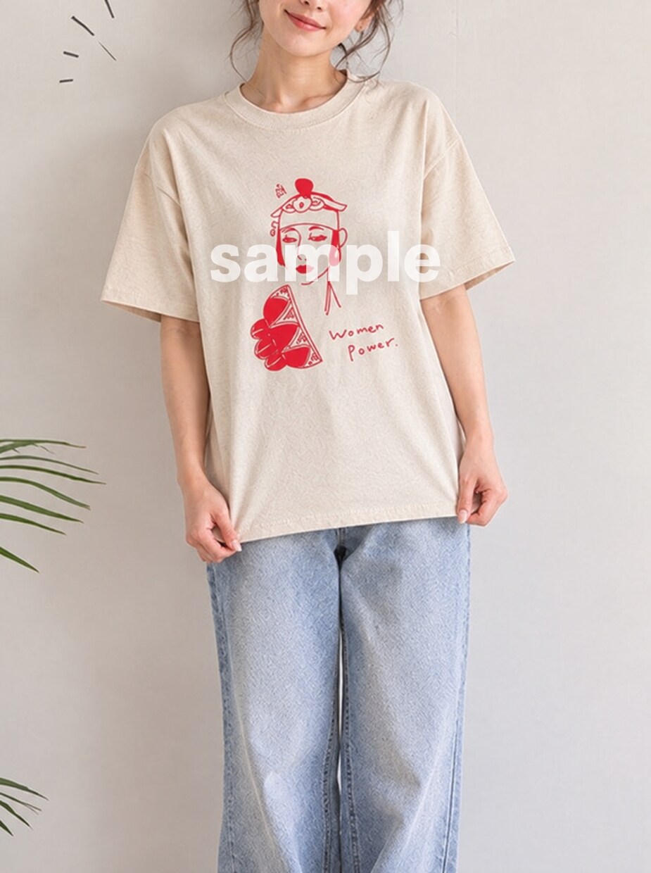 Tシャツ・グッズ用イラストを制作します 女性・沖縄モチーフなど個性的なイラストが得意です イメージ2