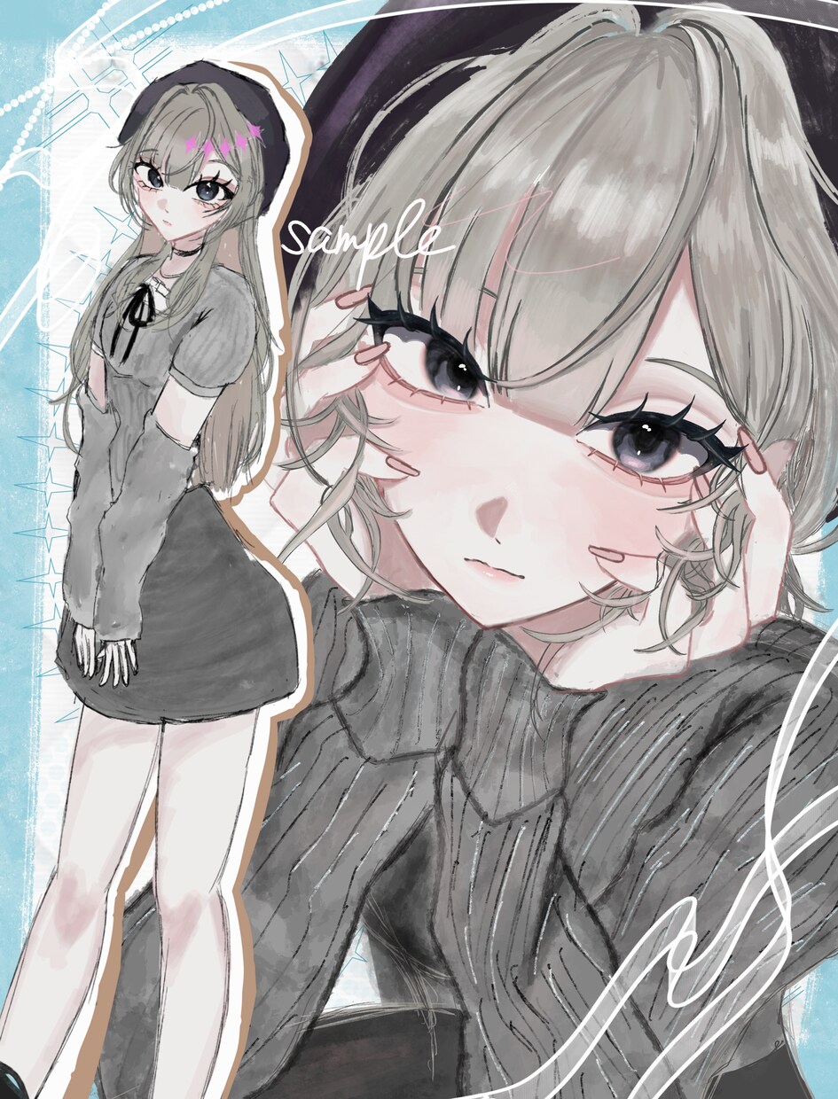 l創作/オリジナルl ふわかわイラスト制作します ふわっと甘く、でも繊細に。特別な一枚をお届けします イメージ4