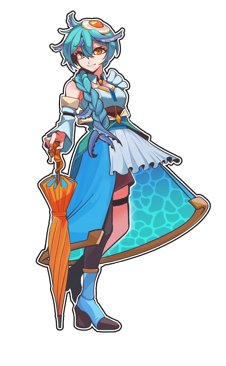 商用利用OK！個性的な明るいイラストをお描きします 表情差分無料！キャラクターデザインも行っております！ イメージ5