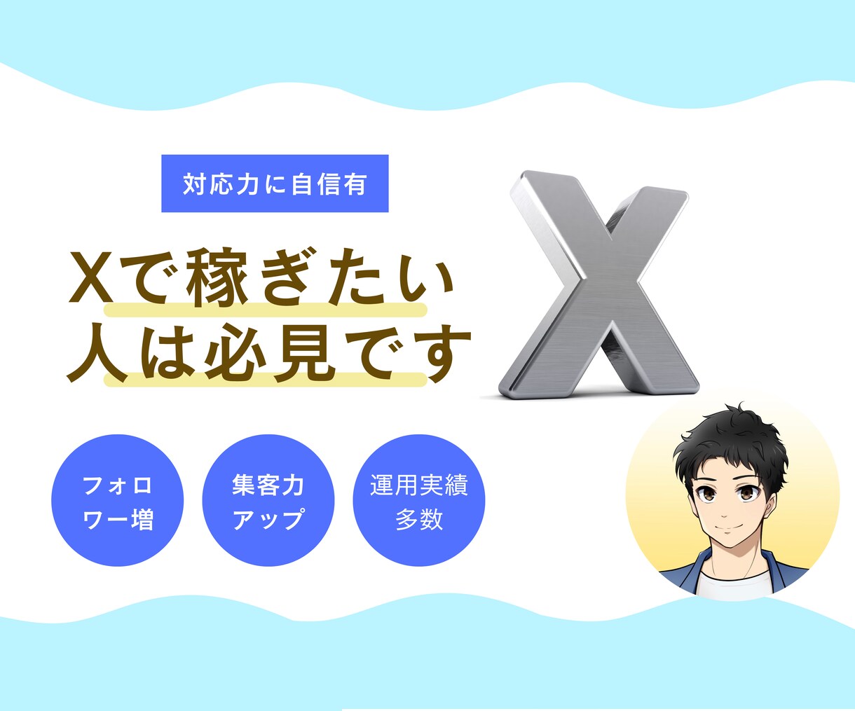 X運用代行を致します 目的を共有して、計画立案。密にやり取りし、運用代行します！ イメージ1