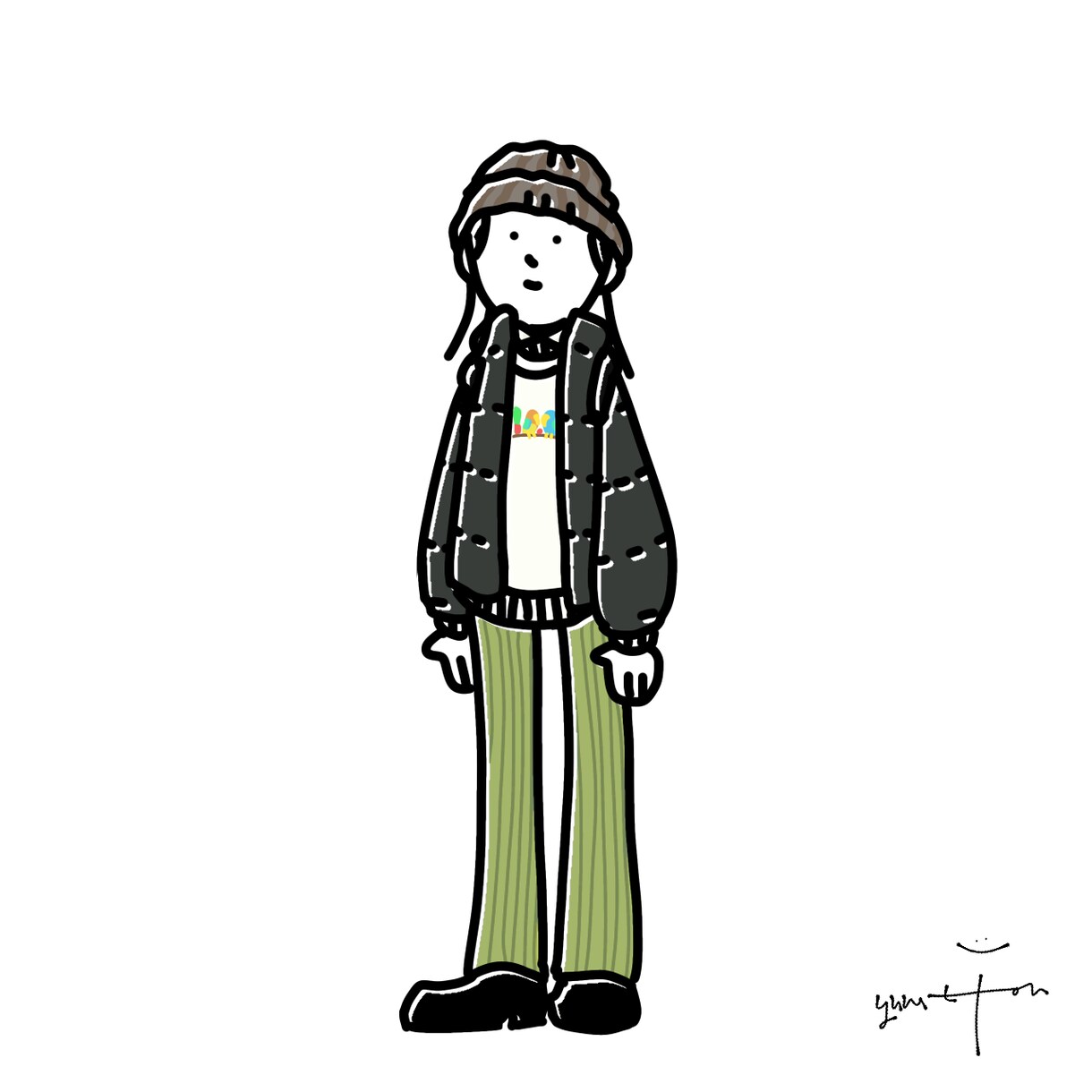 お気に入りのお洋服をイラストにします あのお洋服が自分だけのアイコンに！！ イメージ5