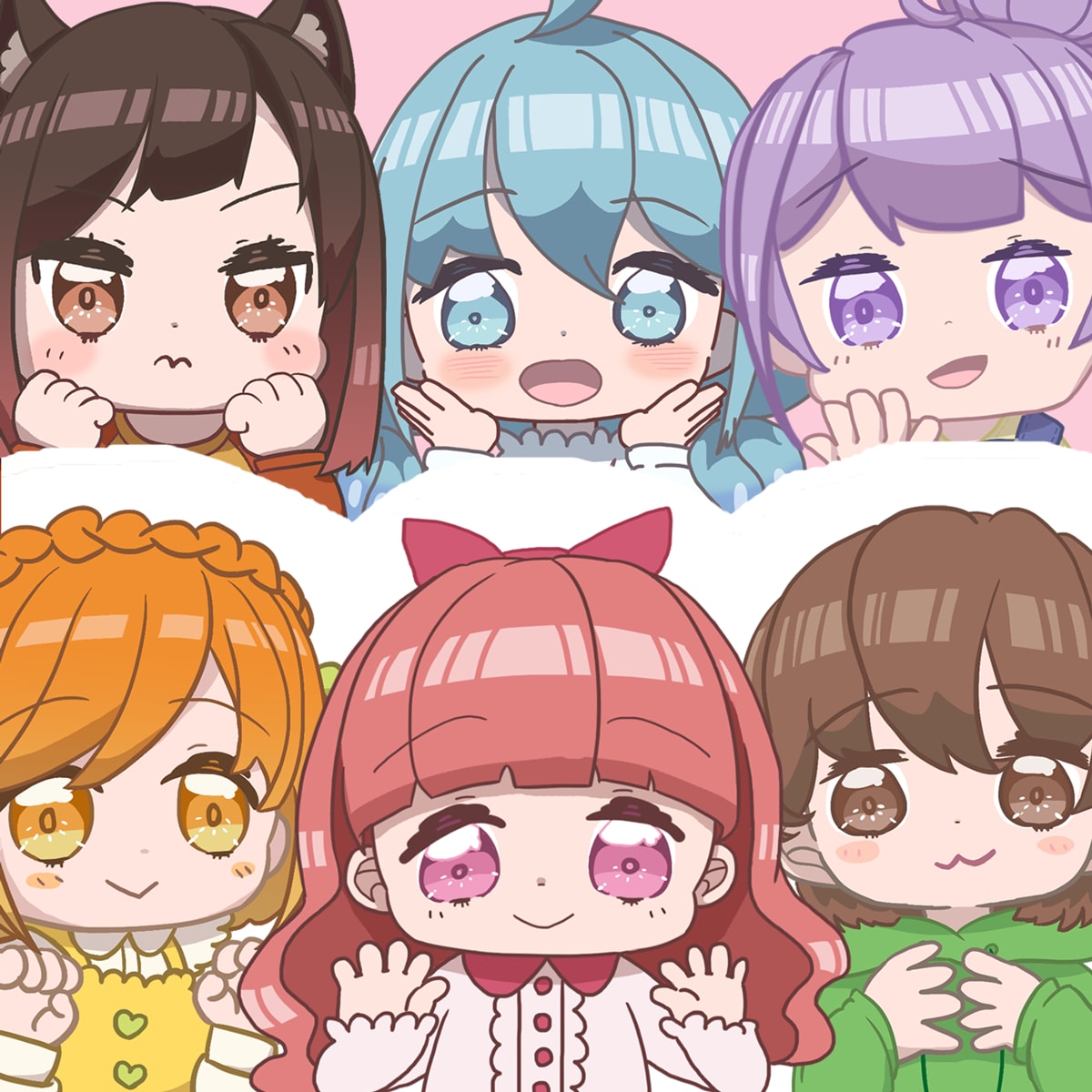 まるっとかわいいミニキャラのイラストを制作致します イメージに合わせて、ミニキャラを描きます。 イメージ1