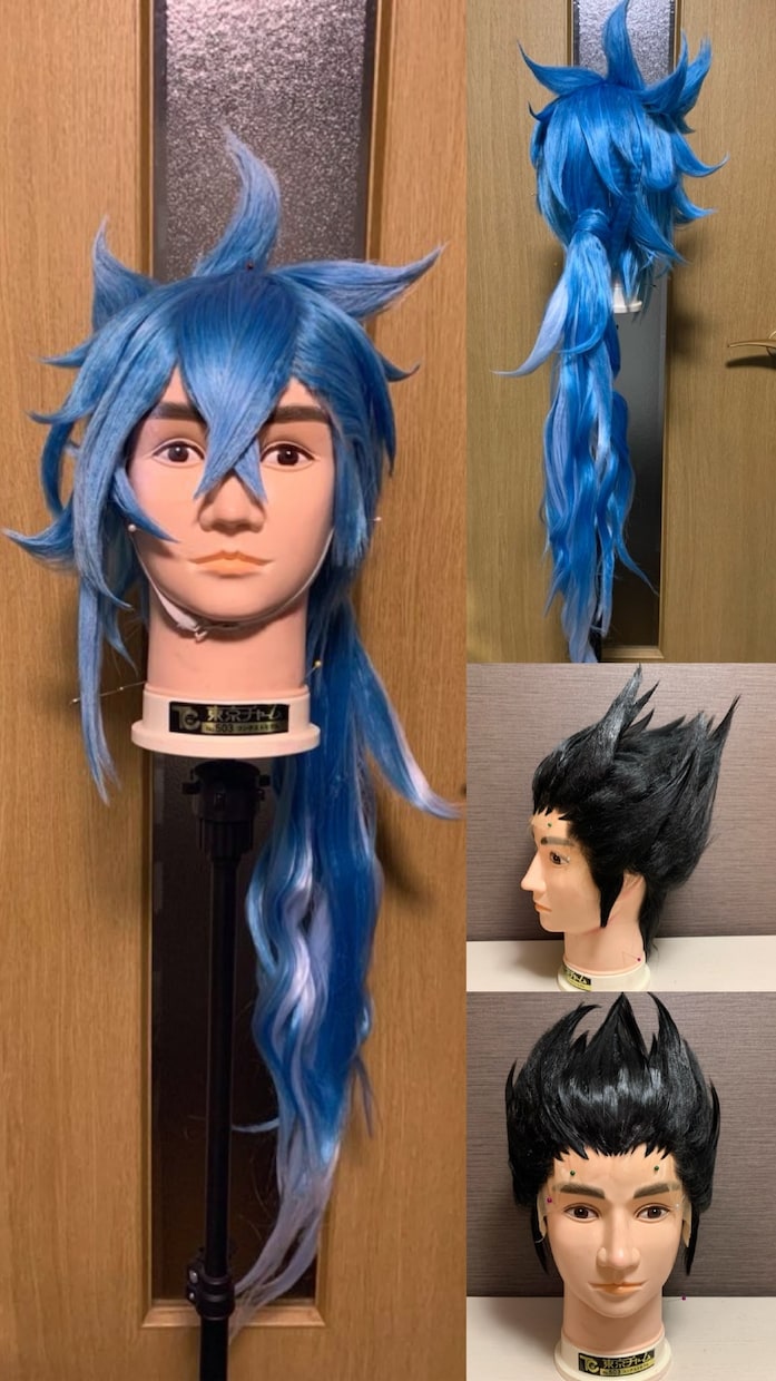コスプレウィッグ オーダー 受付ます 造形ウィッグや様々な形のウィッグに対応できます！ イメージ4