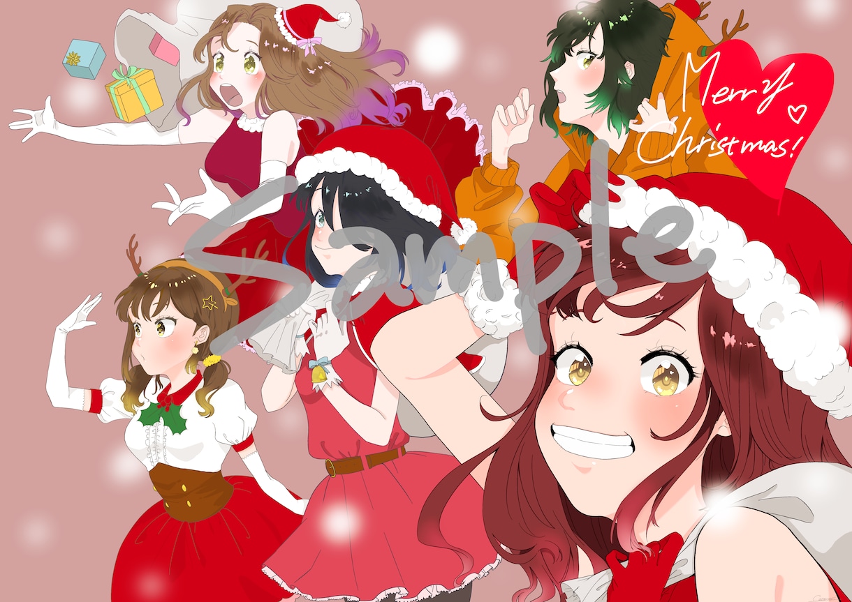 オリジナルアイコンやイラストを制作します キラキラで可愛い SNSアイコン、イラストを提供します！ イメージ4