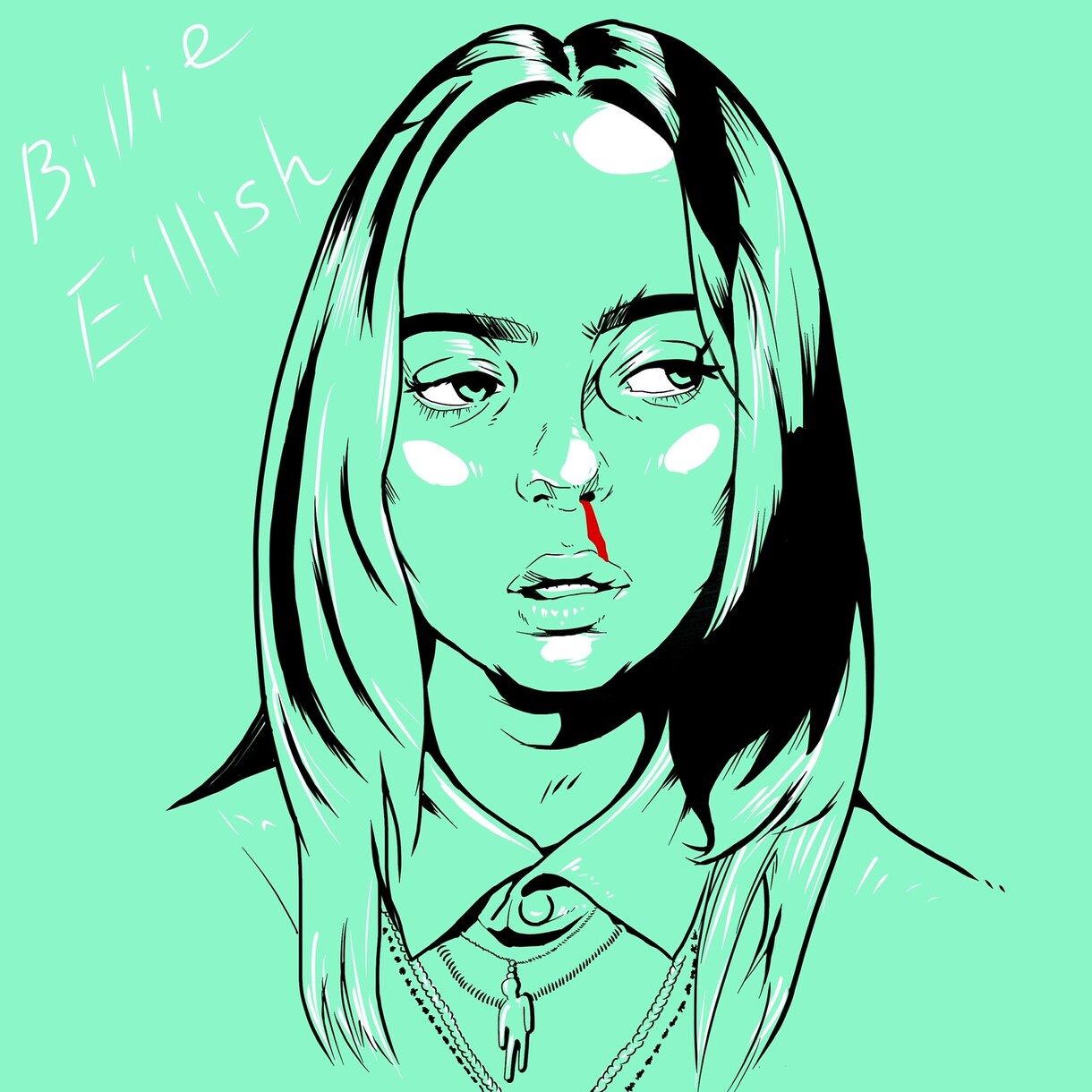 イラストでアイコン・似顔絵を制作させて頂きます クール＆かわいいそしてpopなイラストを目指しています。 イメージ5
