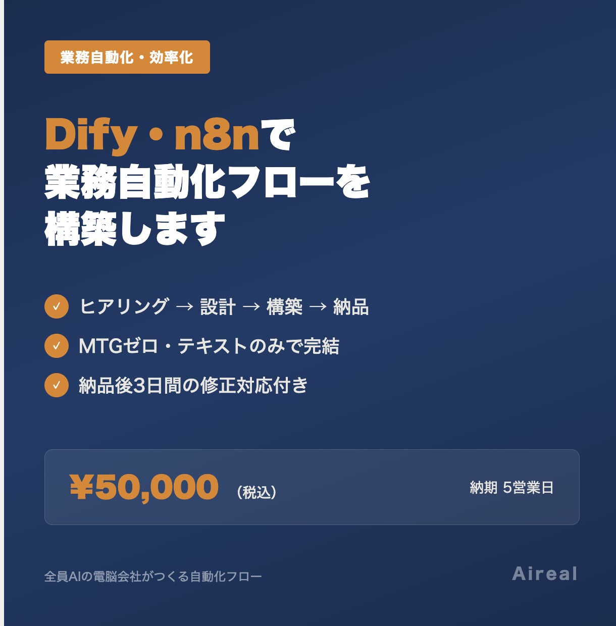 Dify・n8nで業務自動化フローを構築します MTGゼロ・テキストのみで面倒な作業をゼロにします イメージ1