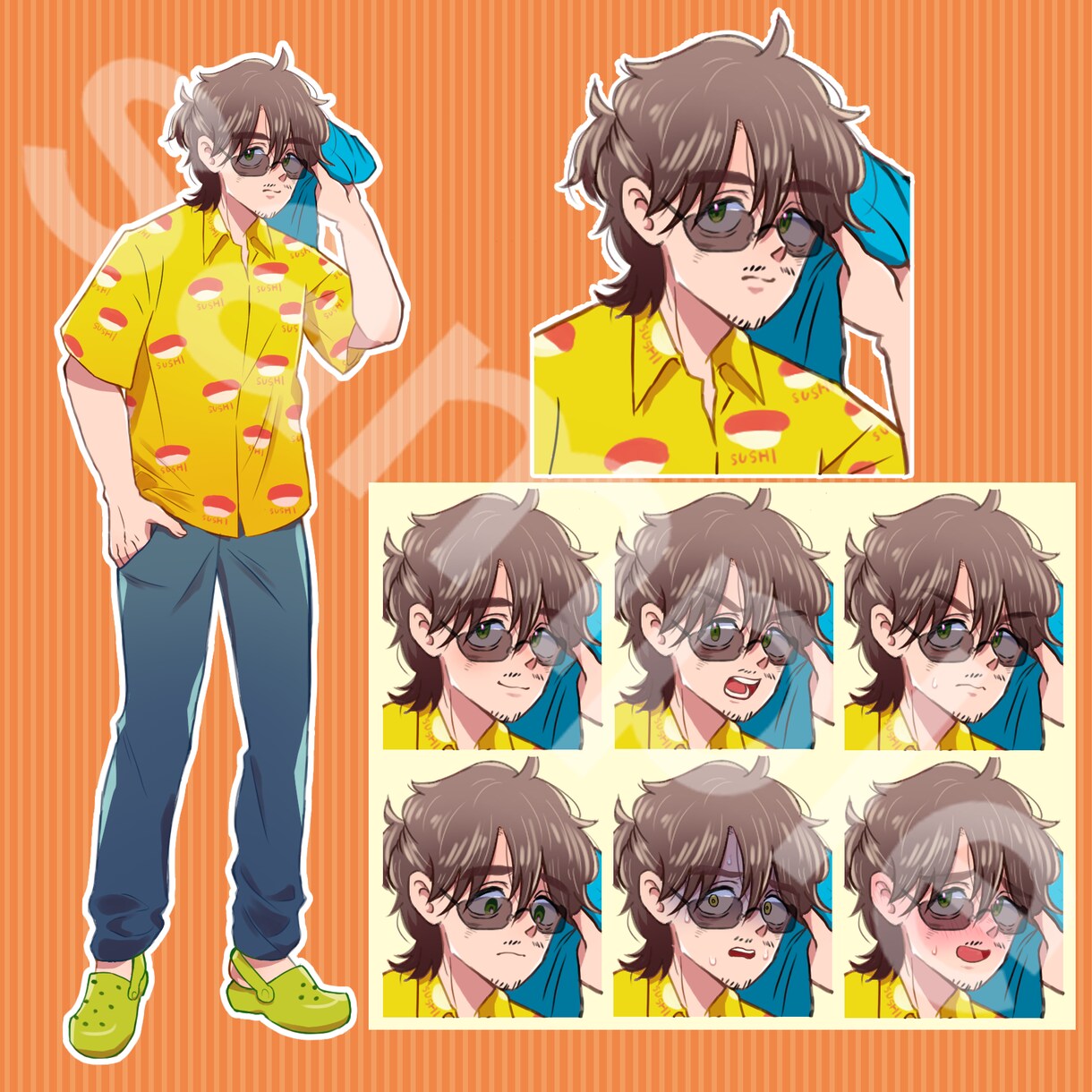 TRPGなどの立ち絵・表情差分描きます 大正ものなどレトロ系が得意です！ イメージ3