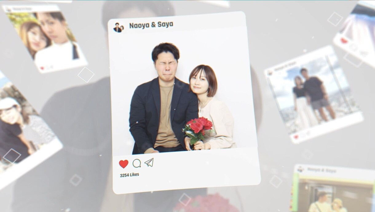 結婚式オープニングムービー作成します おしゃれな結婚式オープニングムービー作成します！ イメージ6