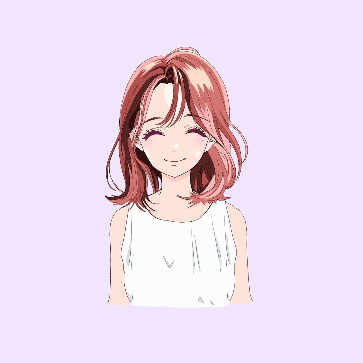 毛束が命！【髪型２パターン】イラスト描きます 美しい髪にこだわりたい！理想のヘアスタイルをイラストで再現♪ イメージ7
