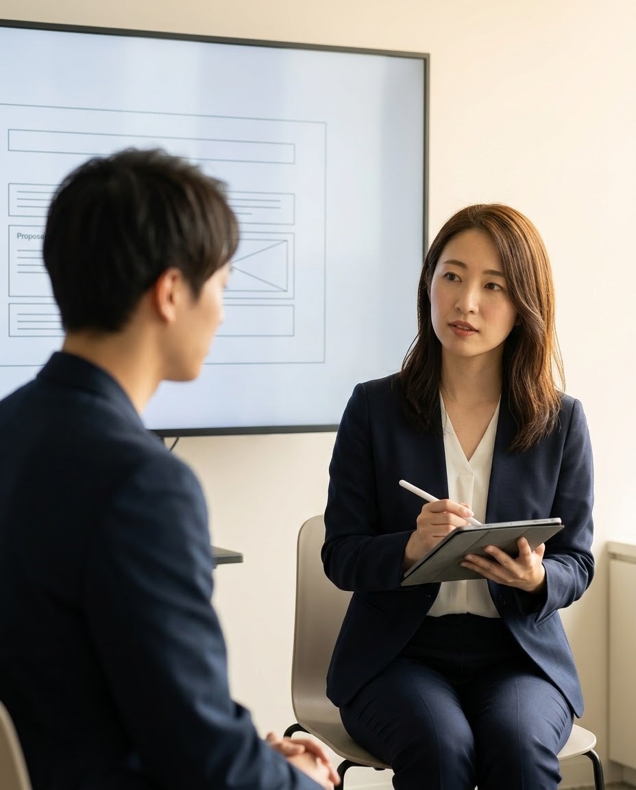 営業提案書・会社紹介資料作ります 「何を伝えたいか」の整理から、丸ごと巻き取ります。 イメージ2