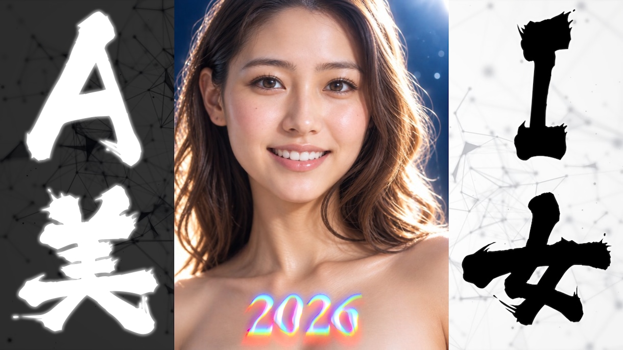 AI美女を使ったバナー、広告を制作します 人気のAI美女を使ってバナー、広告を制作します。 イメージ1