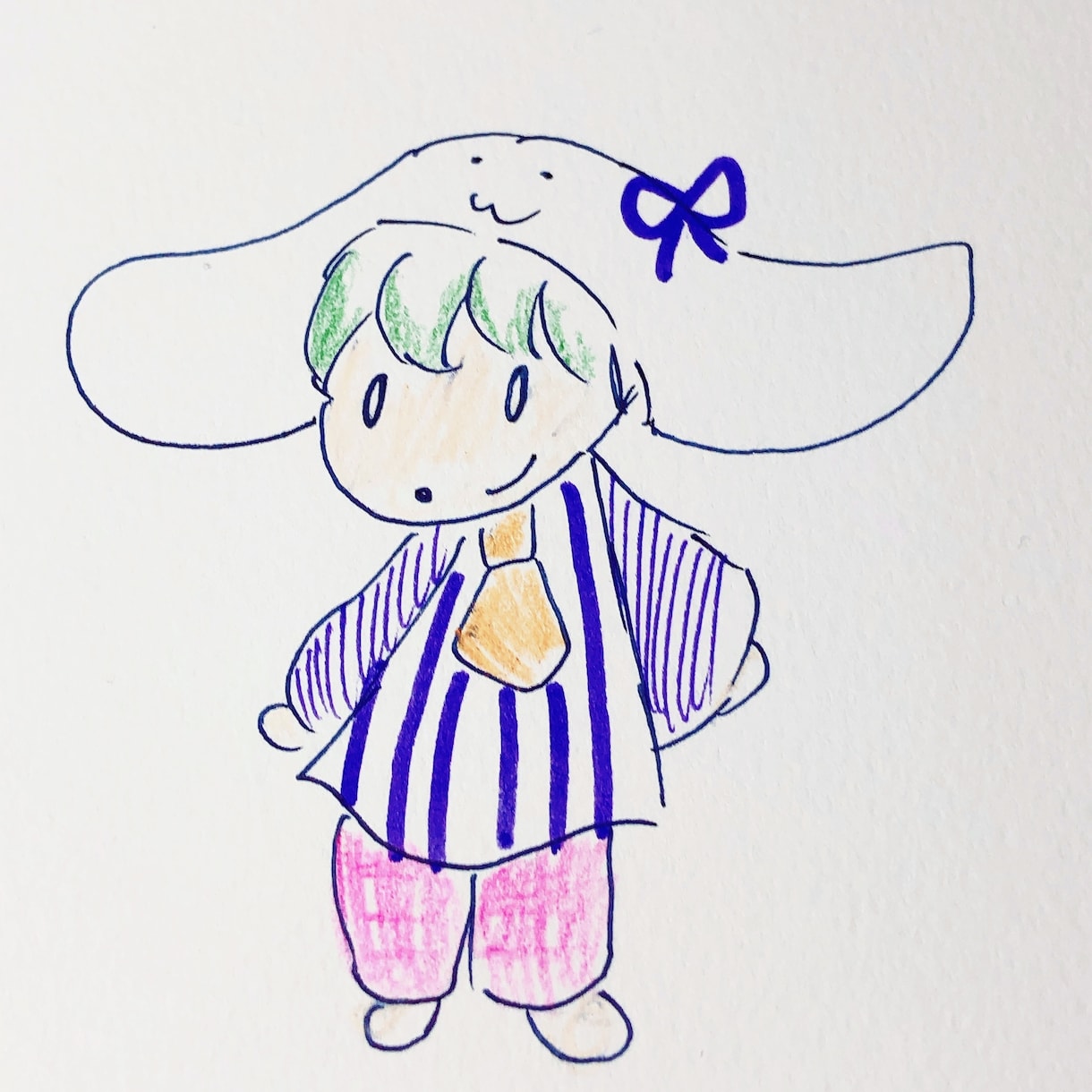 貴方だけのアナログイラスト描きます ふわふわなイラストでみんなを癒しては？ イメージ2