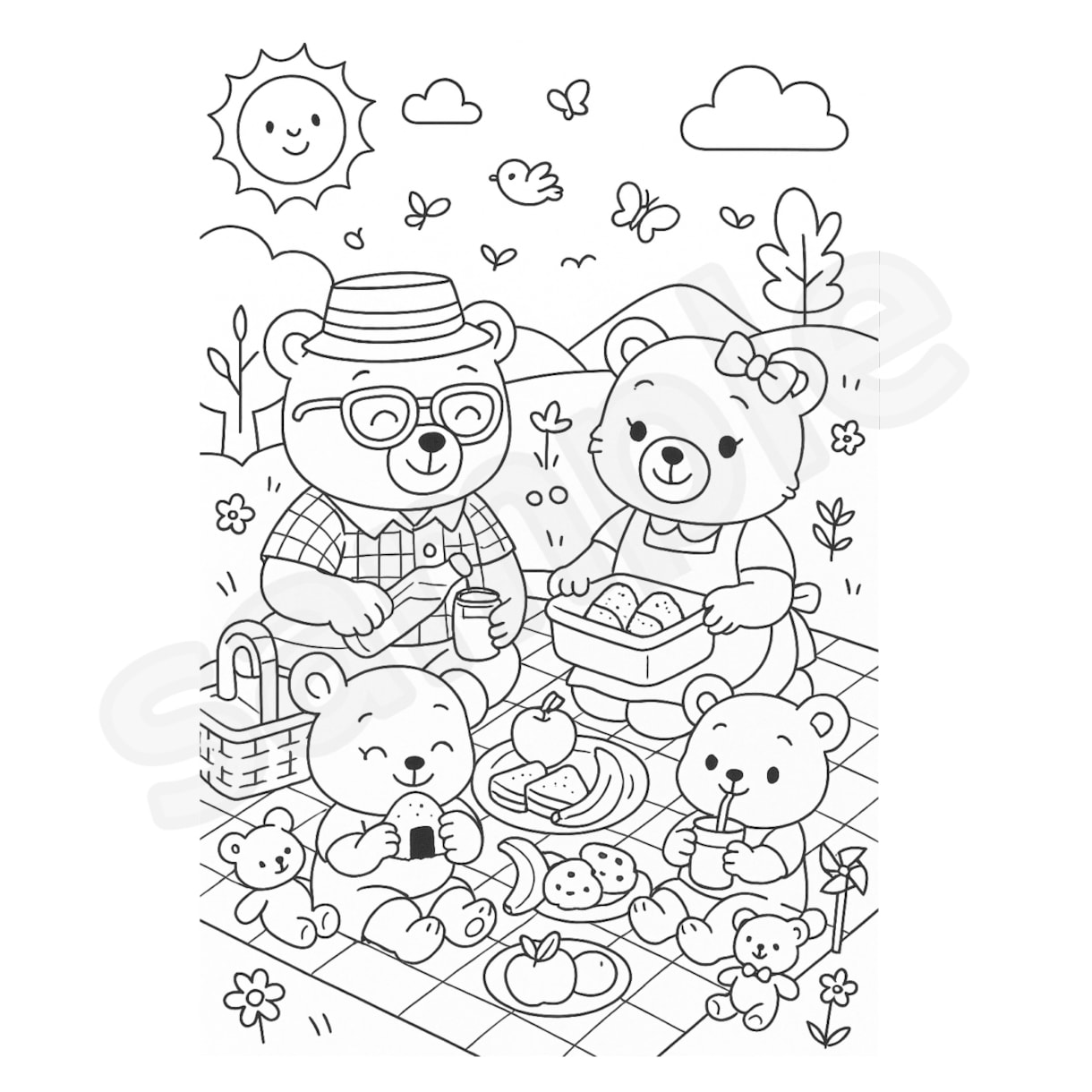 オーダーメイドでお子様用のぬりえ作成します こどもが喜ぶ！あなただけの可愛いぬりえ イメージ4