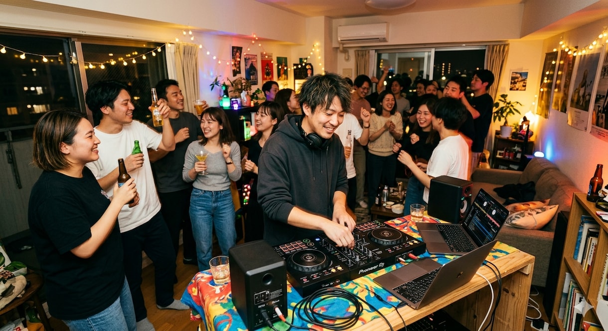 パーティー・店舗など、現地環境でプレイします 音楽を取り入れることで特別な空間を演出 イメージ1