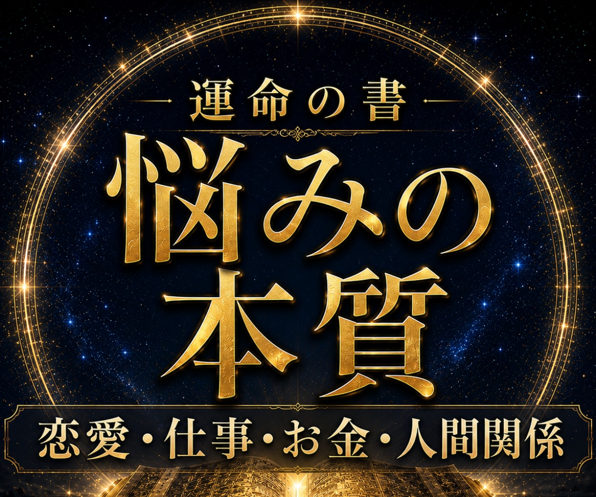 運命の書｜繰り返す悩みの根本原因と解決策を読みます 恋愛・仕事・お金・人間関係｜より良い未来への道筋 イメージ1
