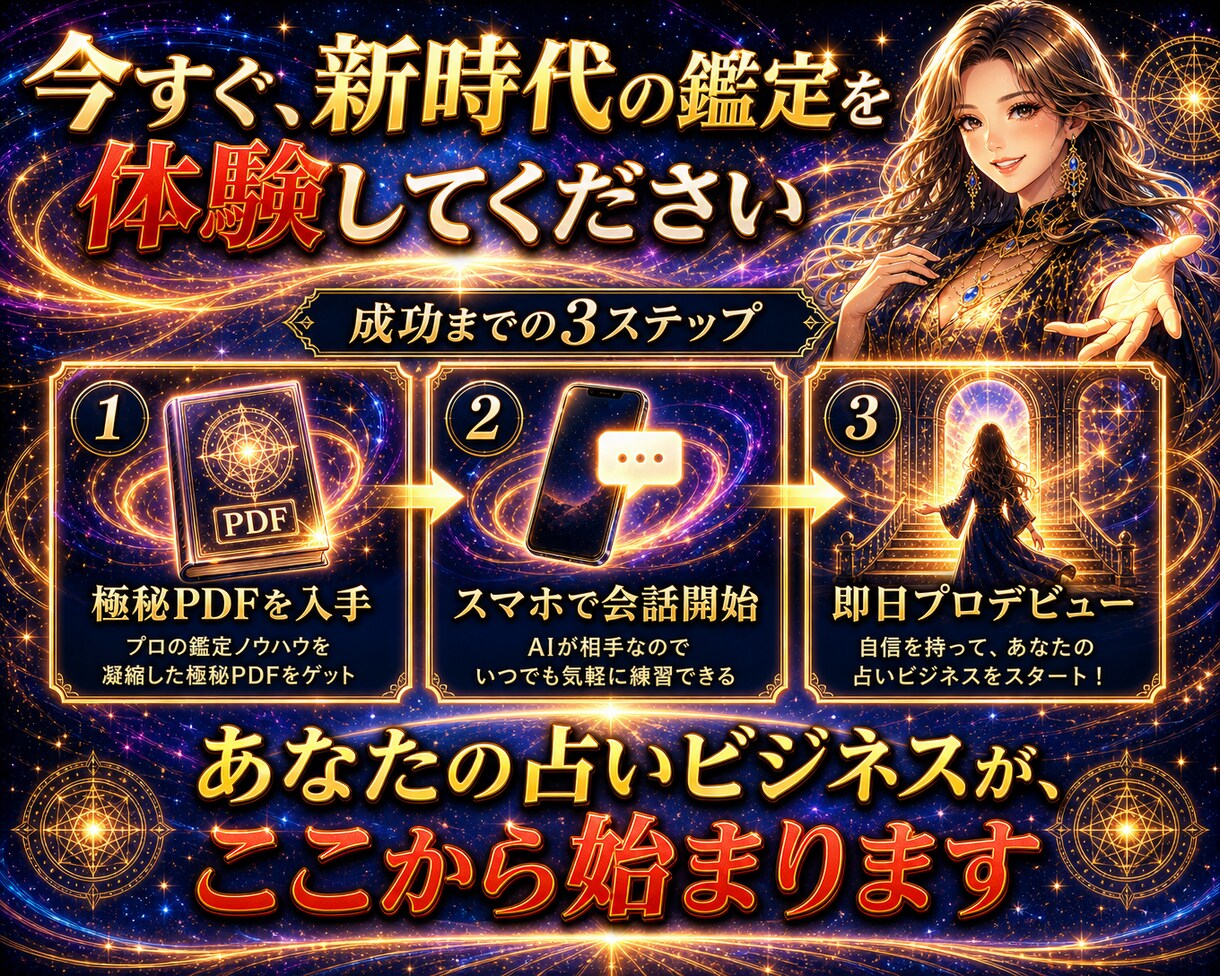 スマホ１台で！2026最新AI画期的な占いをします 会話で占う98％自動化新時代のAIで占術は無限大！初心者でも イメージ6