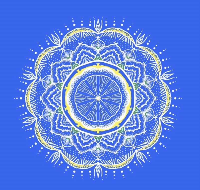 世界に一枚のジオメトリックデザイン制作します 好きなもの思い出などをカラフルに一枚に詰め込みます！ イメージ2