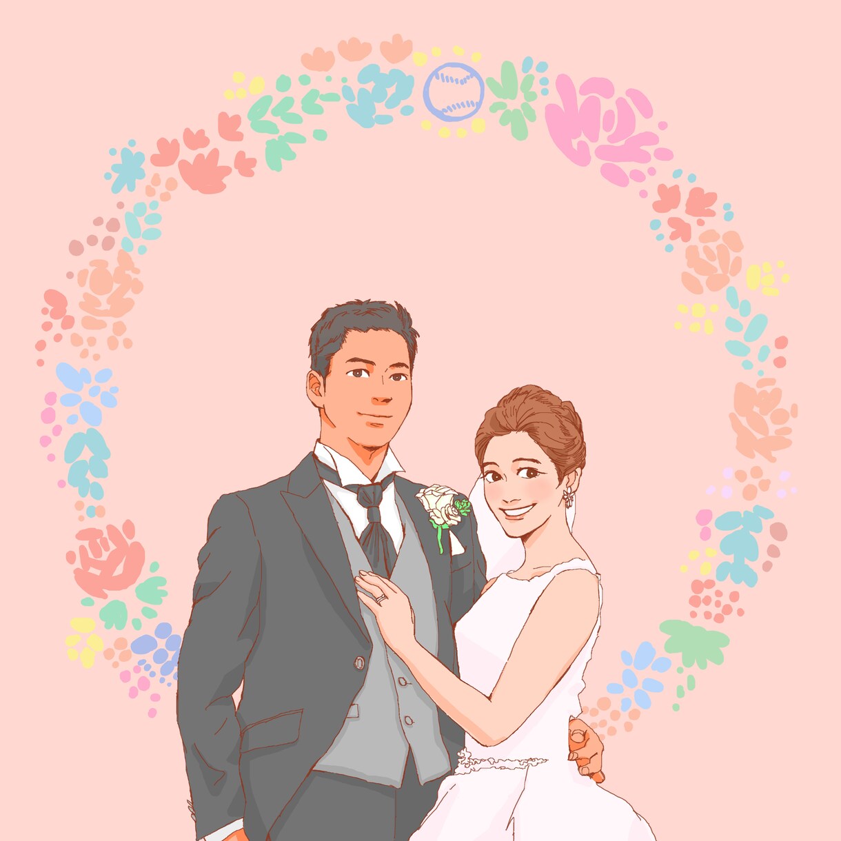 似顔絵などのイラストを承ります 温かみのあるイラストが得意です！ イメージ1