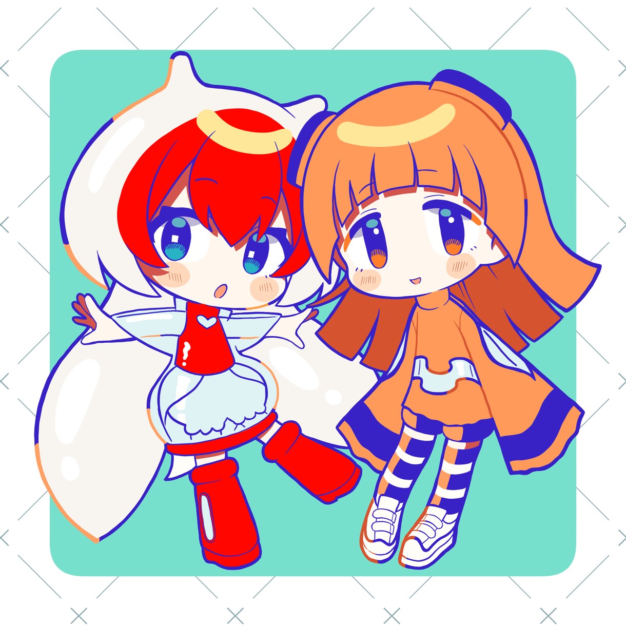 配信で使えるサムネイル・ミニキャラ等制作します ◎商用利用可！スタンプや配信、MV等に！ イメージ7
