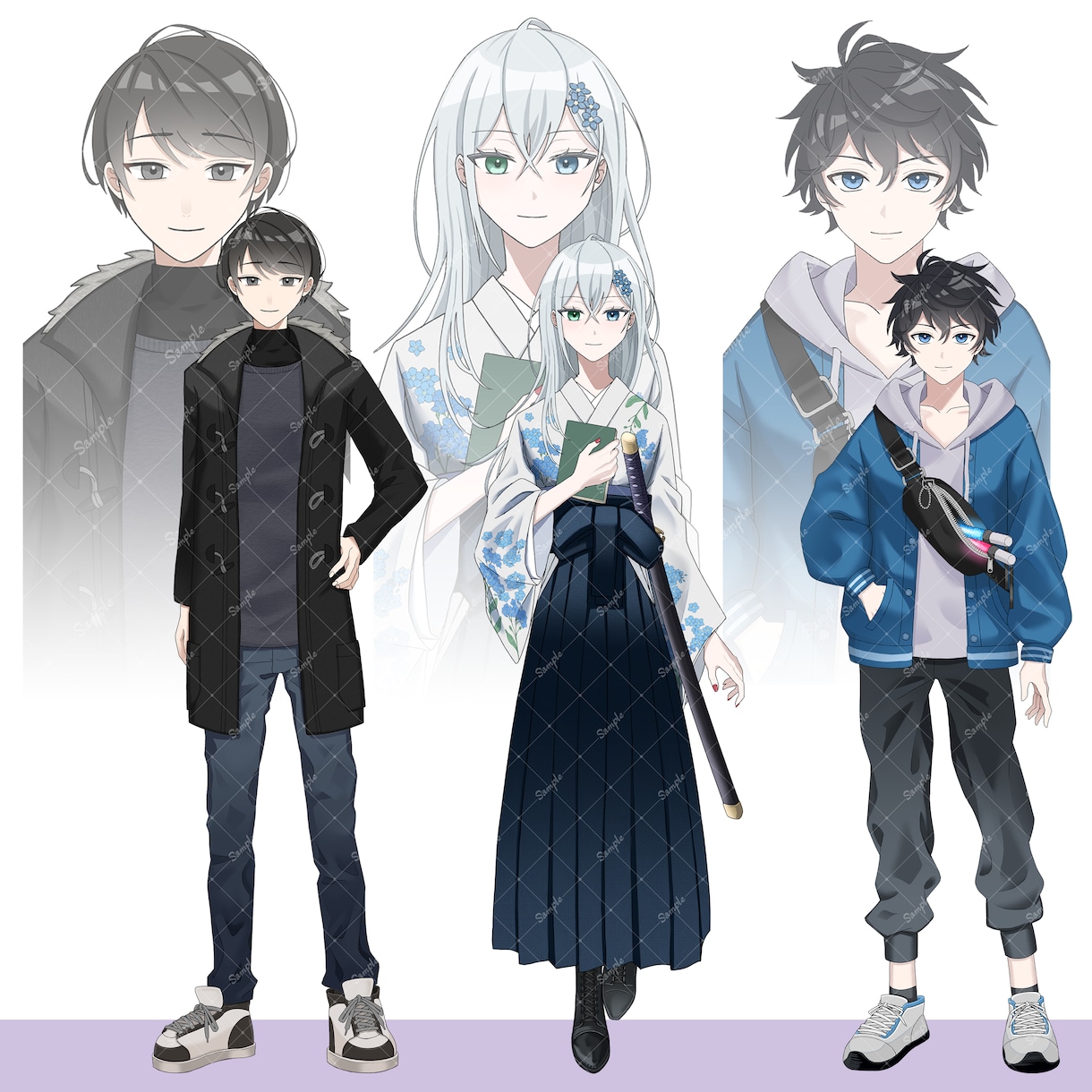 IRIAM対応！立ち絵、１からキャラデザできます ３～７日ほどで納品可能！２０体以上制作実績あります！ イメージ5