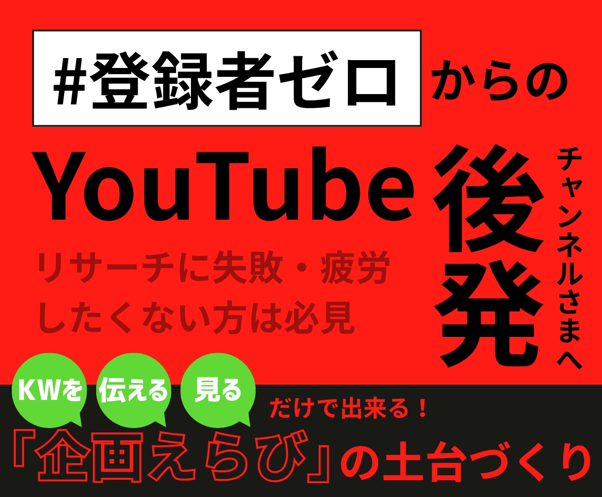 YouTubeリサーチ｜伸びている企画を調査します 上位5チャンネルの競合を分析し、バズ動画を見つけやすくします イメージ1