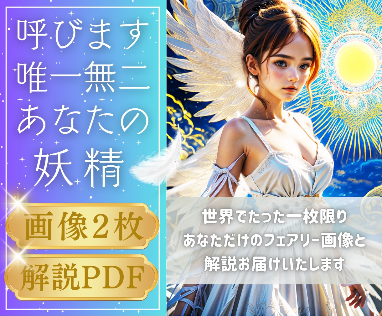 唯一無二✴️あなたのインナーフェアリー呼び出します 独自のAI占術技術であなたのインナーフェアリーを具現化します イメージ1