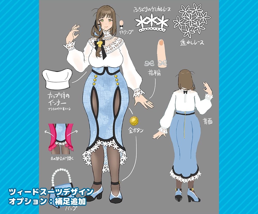 Vtuberのお洋服デザインします あなただけのこだわりの衣装を！ イメージ2