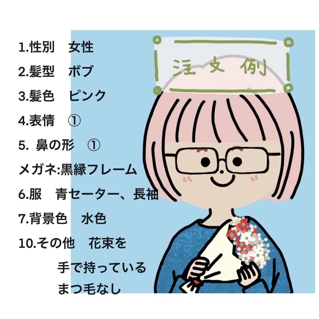 シンプルかわいい表情アイコン描きます 表情追加は3点500円⭐︎商用利用OK！セミオーダーで簡単 イメージ5