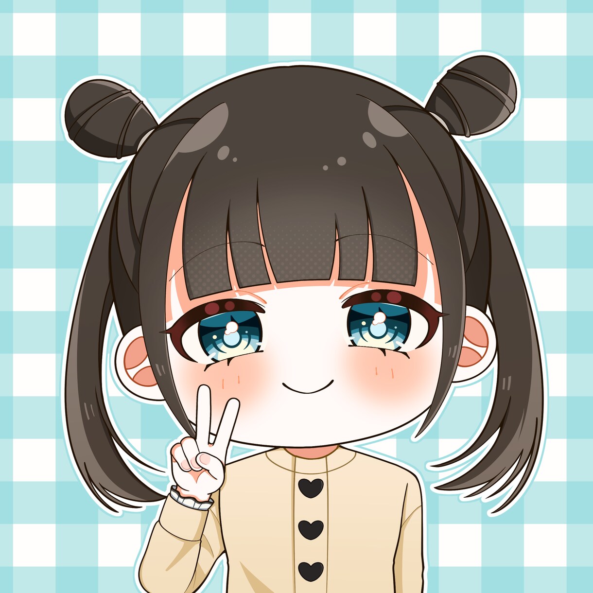 ミニキャラのイラストを作成します SNSアイコン等に使えるミニキャライラスト作成します！ イメージ8
