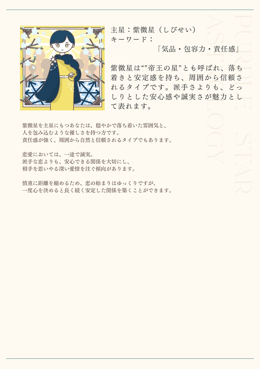 今の悩みを命盤から簡単に整理します 気持ちと状況を整理しましょう！ イメージ5