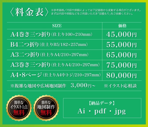 お洒落で情報が伝わるパンフレット作ります デザイン業30年以上のプロがデザインを手掛けます。 イメージ2