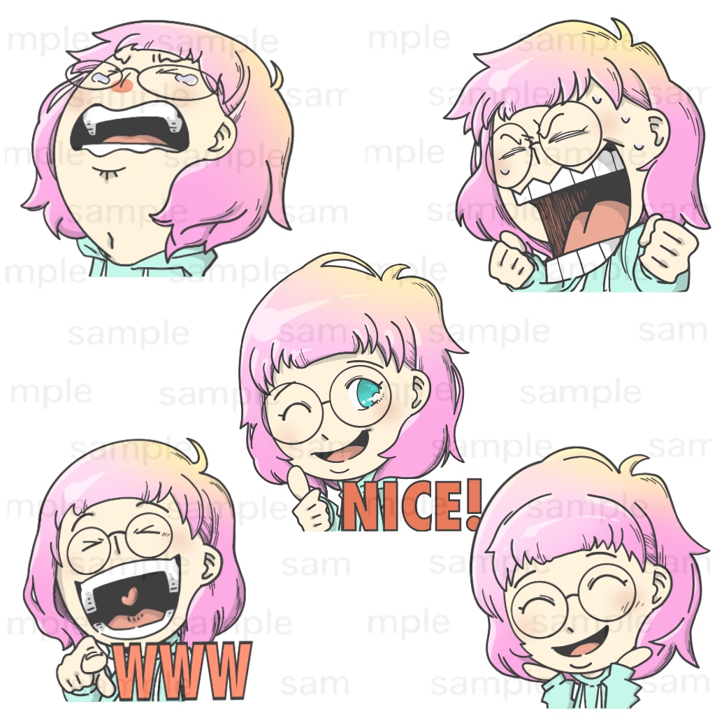 デフォルメキャラのLINEスタンプ製作します デフォルメキャラのLINEスタンプ製作いたします イメージ7
