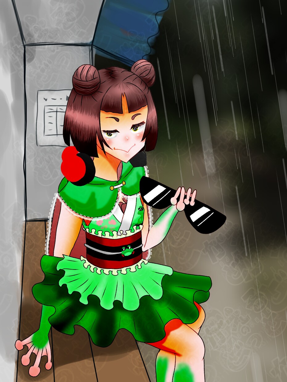 独自画風のキャラクター全身絵描きます ここだけの画風で個性的な絵をお届け イメージ1