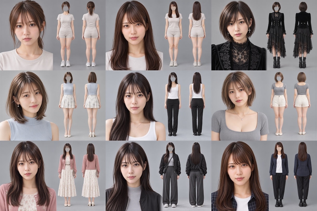 架空のAI美女を作るChatGPT設定を届けます 好みの顔から衣装・場所・ポーズまで、自分だけの写真へ イメージ10