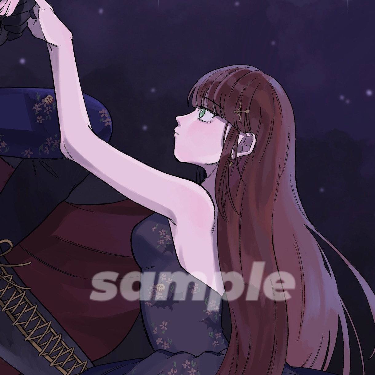 かわいいSNSアイコンお描きします キュートでダークな世界観のアイコン・イラストをお描きします！ イメージ7