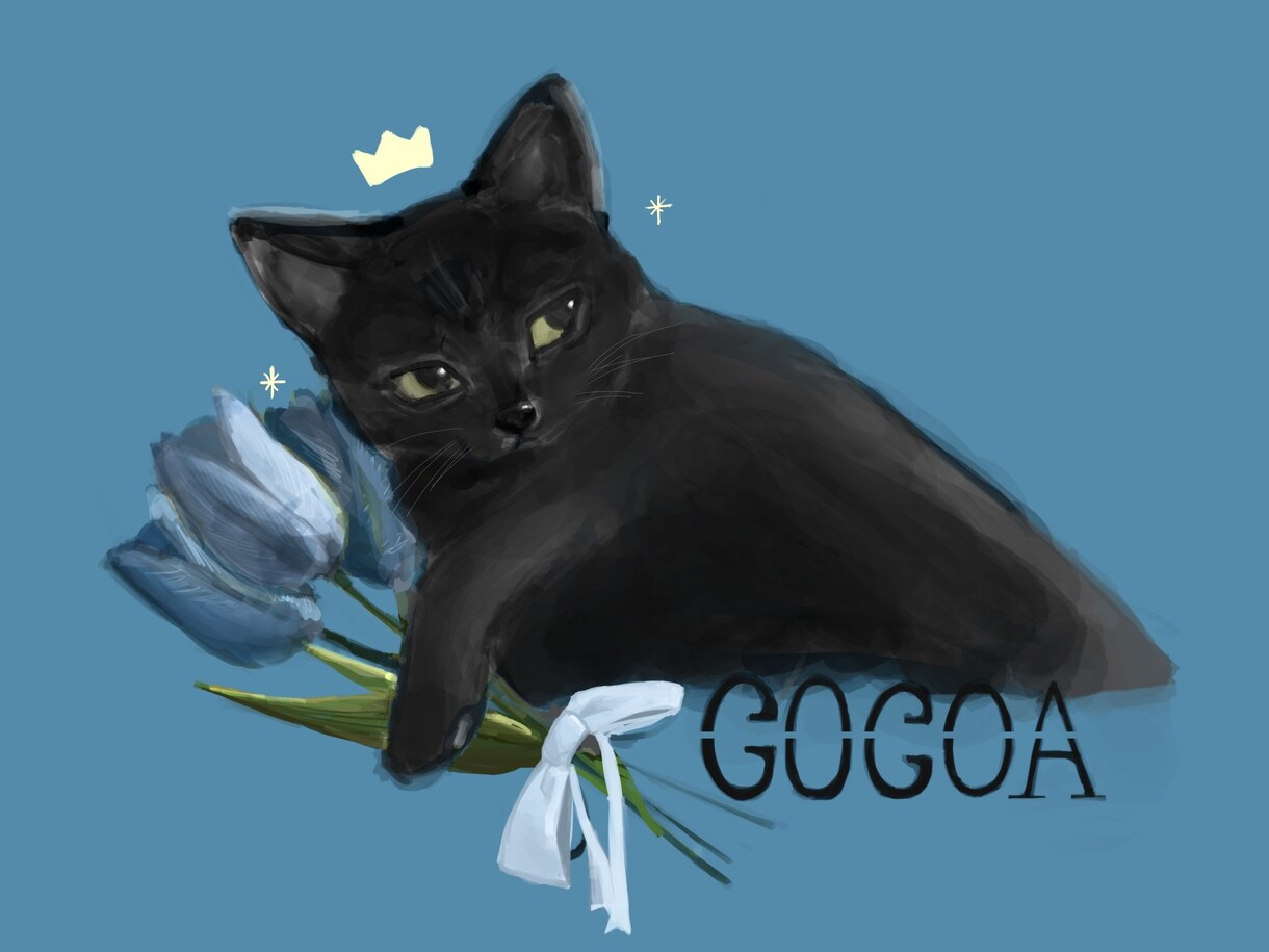 大事なペット様（犬／猫）を描かせていただきます 大事なペット様を花と一緒にオシャレに描かせていただきます！ イメージ1