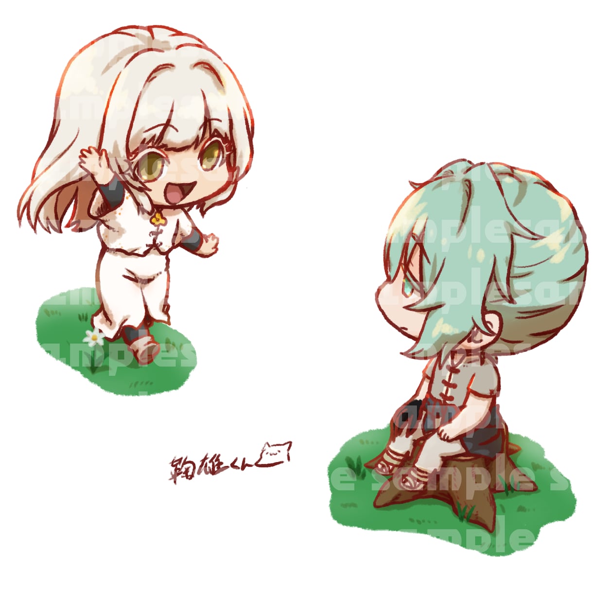 アイコン、イラスト、オリジナルキャラ描きます あなたの思い描くイメージを大切に描かせていただきます イメージ2