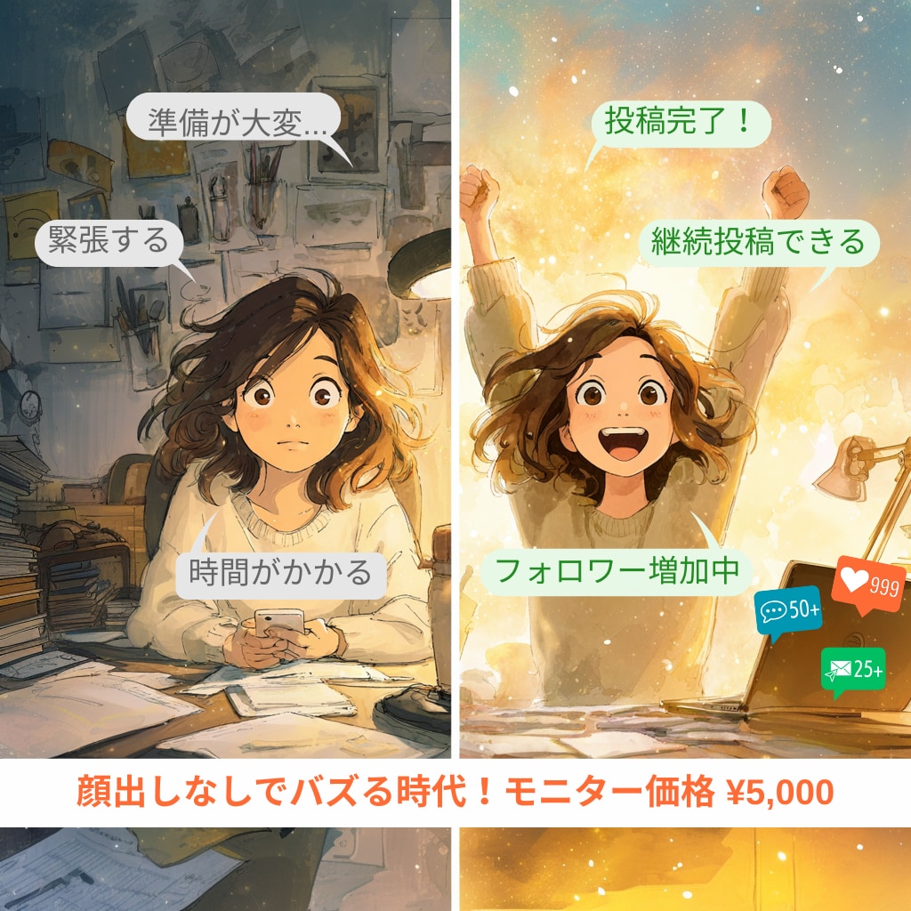 顔出しなし！AIアバタートークリール制作します あなたの声と想いを、魅力的なAIアバターが代弁します イメージ1