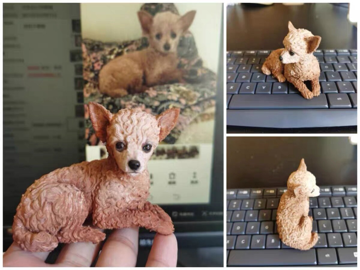 愛犬愛猫のオーダーメイド3Dフィギュアを制作します 写真から息づくような立体へ　驚きのコスパでの至高のメモリアル イメージ7