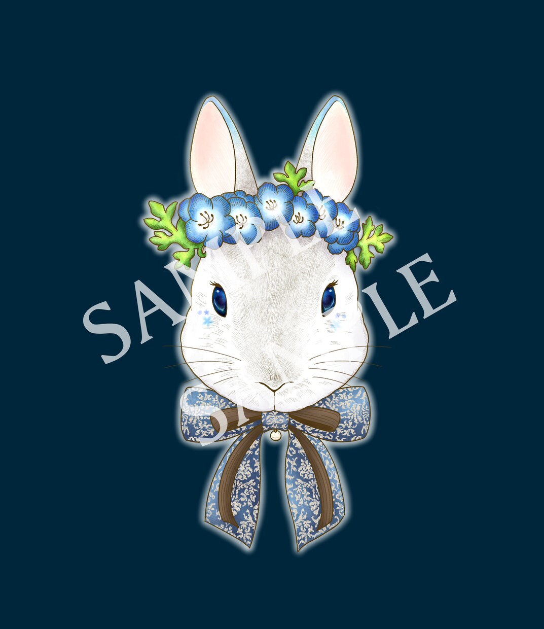 動物とお花のイラスト描きます お好きな動物やペットの子をお好きなお花と組み合わせて描きます イメージ2