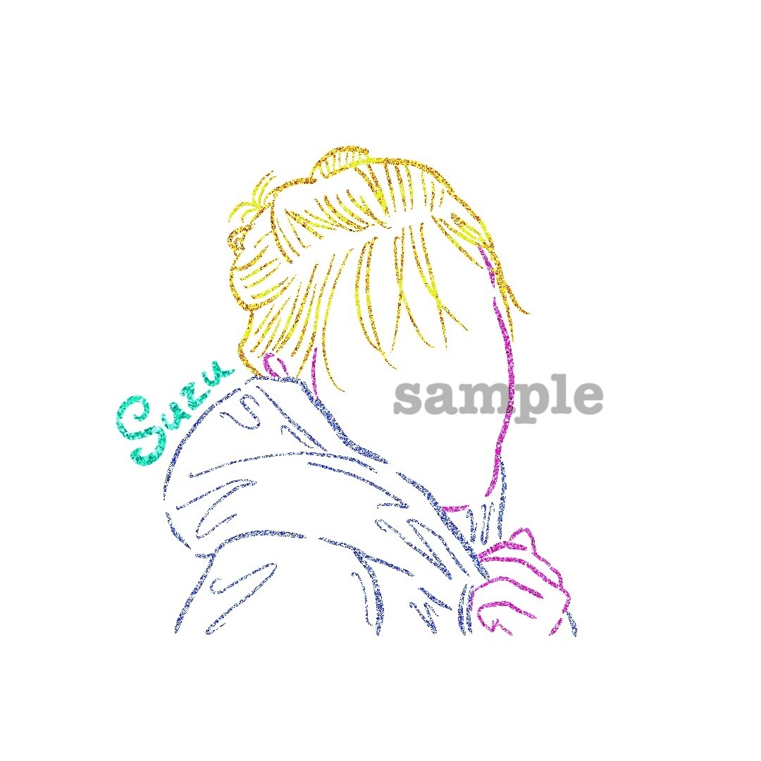アイコン用✴︎カラフルライン✴︎でイラスト描きます 【　程よくPOPでシンプルな線画が程よく映えて程よくイイ　】 イメージ4