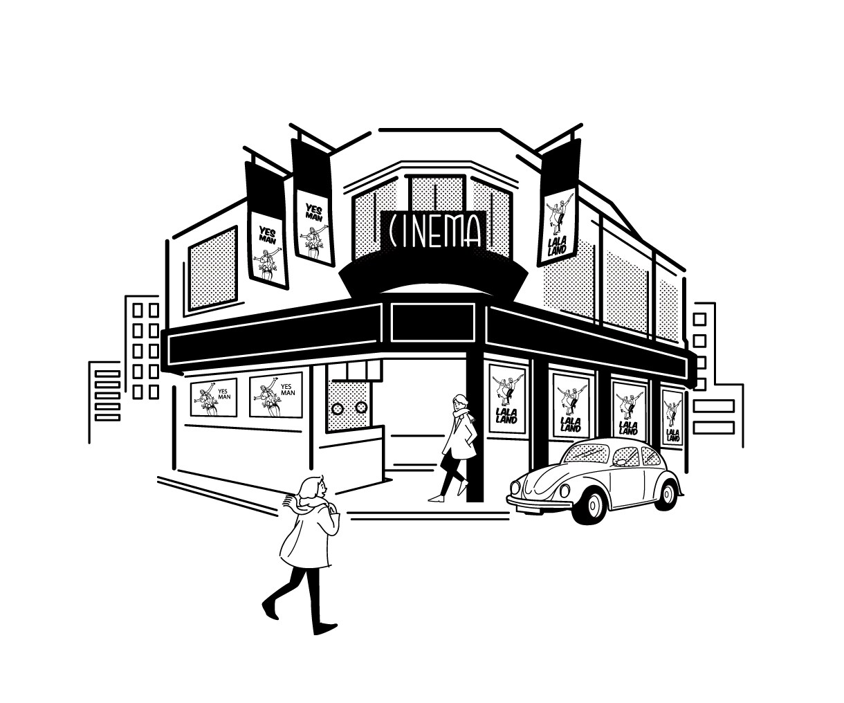 おしゃれでシンプルなイラスト作成します 個人、法人問わずご希望のイラスト作成します！ イメージ6