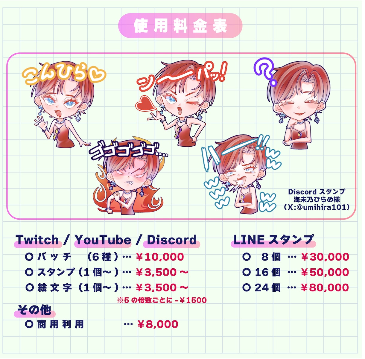 多種多様SDキャラ制作いたします 用途に応じたかわいいポップなSDキャラをお届けします。 イメージ4