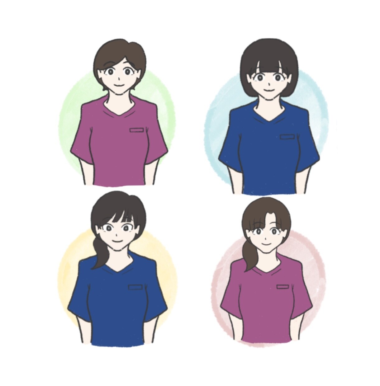 あなたらしく♪お仕事に使える似顔絵イラスト描きます 名刺、チラシなどに柔らかさをプラスしたい方に イメージ1