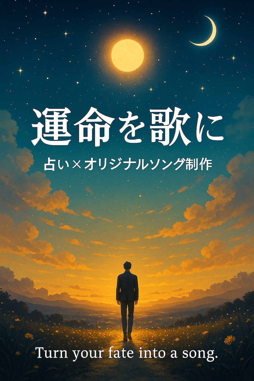 運命を歌に 占い×オリジナルソング制作します あなたの宿命を占い、人生の応援歌を作成します。 イメージ1